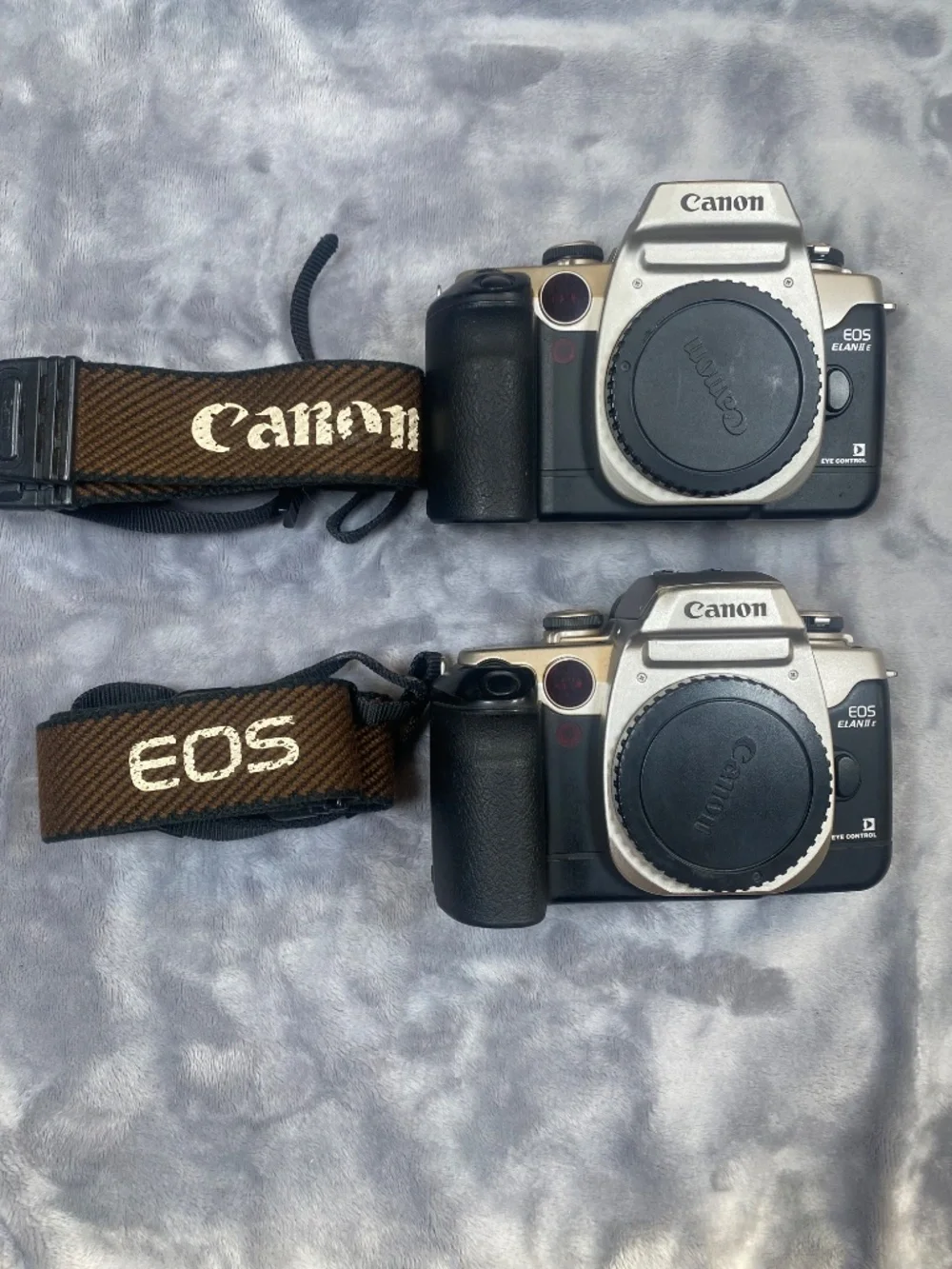 Canon Eos Elan IIe Pair of 35MM SLR Cameras with Eye Control